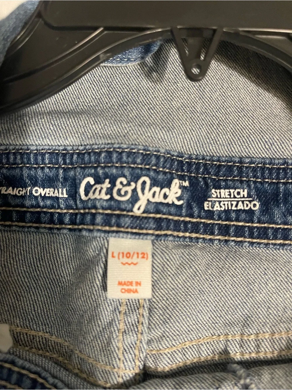 Cate & Jack Blue Denim Relaxed Overalls
